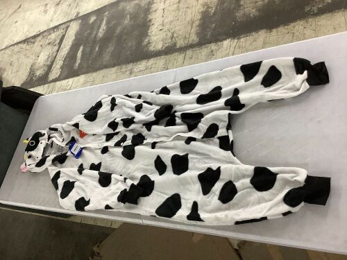 Funziez! Adult Cow Onesie, Large  - Lot 436