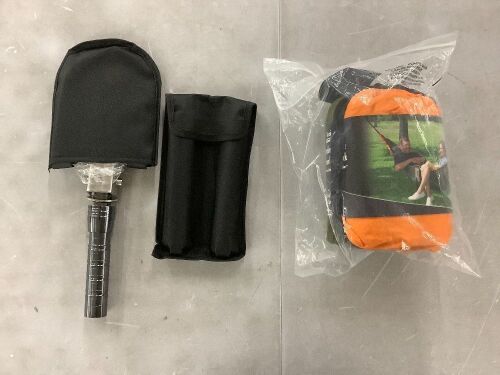  Multifunctional Shovel & Tex Sport Rambler Double Hammock  - Lot 159