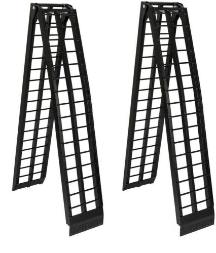 10' Aluminum Loading Ramps, 600lb Capacity, 2 pc - Lot 51