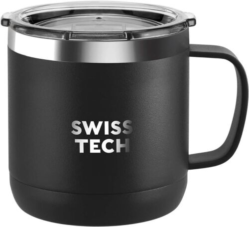 Lot of (10) Swiss+Tech 14 oz Double Wall Vacuum Insulated Mug - Lot 675