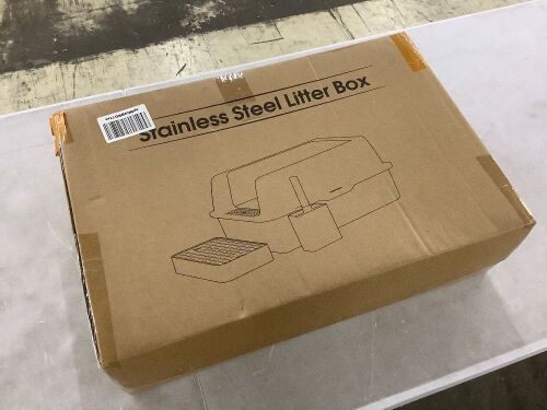 Stainless Steel Litter Box - Lot 667
