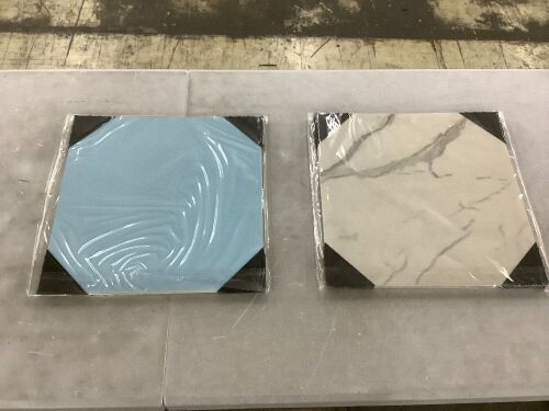Tile Set, 4 Pc  - Lot 594