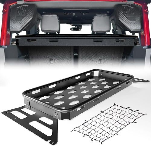 Interior Rear Cargo Rack Basket for 2021-2024 Ford Bronco 4 Door Hard Top - Lot 750