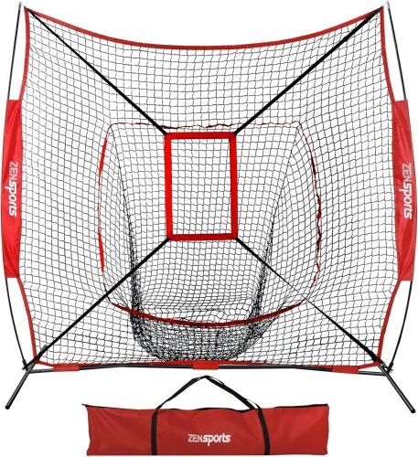 ZenSports 7'x7' Baseball Softball Net - Lot 595