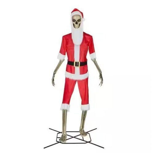 12 ft. Skelly Santa Outfit Kit - Lot 606