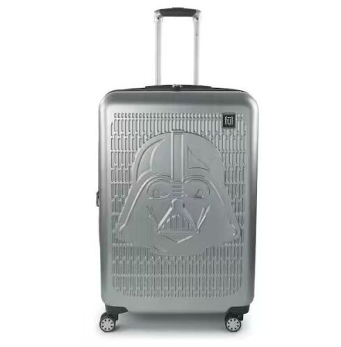 Star Wars Darth Vader Embossed 29 in. Silver Spinner Suitcase - Lot 48