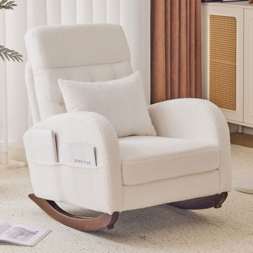Rocking Accent Chair Glider - Needs Fully Assembled - Lot 93