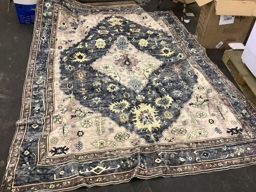 Washable Area Rug, 8 x 10 - Needs Cleaned - Lot 204