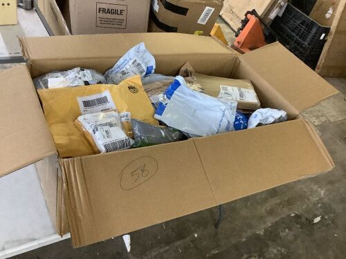 Mystery Box of (58) Small Return Packages - Lot 62
