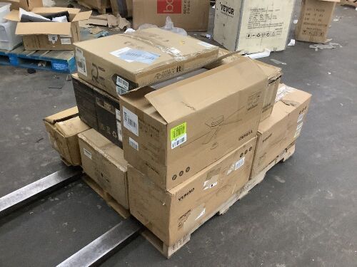 Pallet of Return Fans & Lights - Uninspected, May Have Salvage - Lot 68