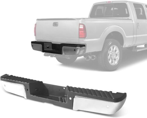  Rear Step Bumper Assembly w/Parking Aid Sensor Hole for 2008-2016 Ford F-250 F-350 Super Duty  - Lot 32