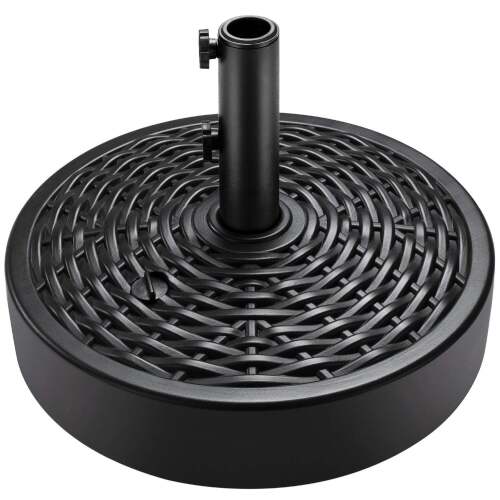 Plastic Patio Umbrella Base Pole Holder Accessory w/ Adjustable Knob - Lot 3165
