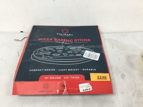 Culinary Pizza Baking Stone - Lot 3248