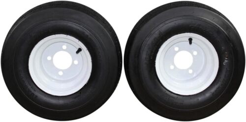 18x8.50-8 with White Assembly for Golf Cart and Lawn Mower (Set of 2) - Lot 3208