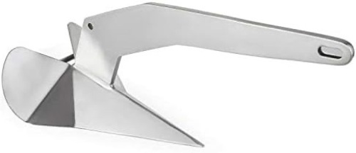 SURE MARINE Stainless Steel Delta/Wing Style Boat Anchor Heavy Duty Triangular Anchor 8kg - Lot 3290