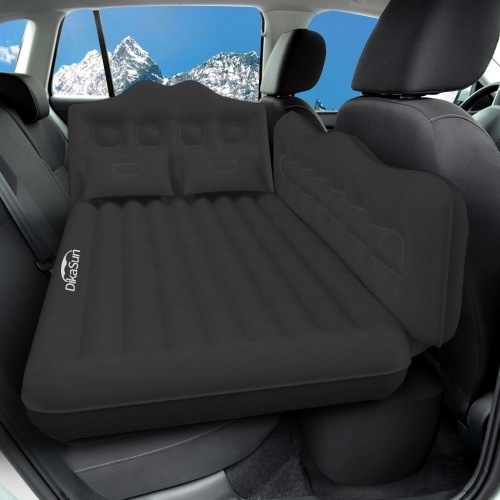 Car Air Mattress, Inflatable SUV Truck Car Camping Mattress for Back Seat, Thickened Travel Car Bed Sleeping Pad with Car Air Pump 2 Pillows - Lot 3312