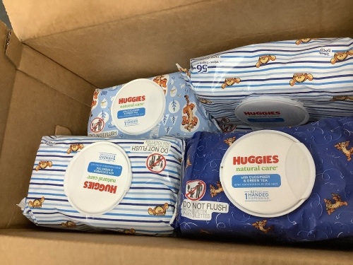 Box of Huggies Baby Wipes - Lot 3320
