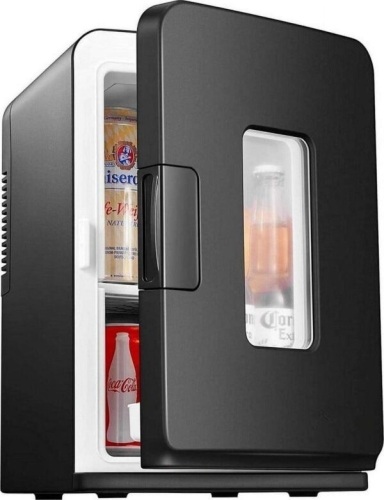 NORTHCLAN Mini Fridge, 15L Refrigerator Portable Cooler Warmer, 15.7 x11.8 x10.6 ,110 V/12 V, New - Lot 3323