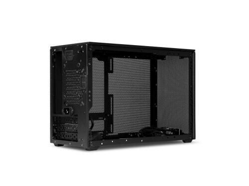 SSUPD Meshroom D Mini-ITX Small Form Factor (SFF) Case - Full Mesh Side Panel - Black Color, Tool-Free and Easy Accessibility - Lot 3344
