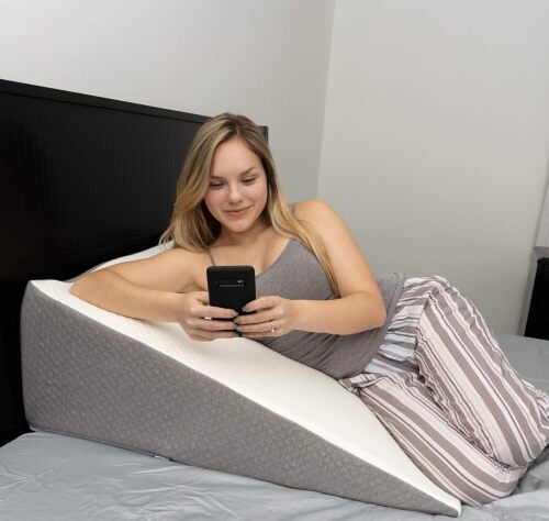 Kӧlbs Bed Wedge Pillow Extra Wide with Memory Foam Top - Lot 3412
