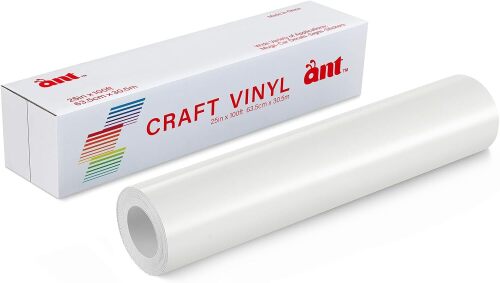 Ant White 25inch x 100ft Smart Permanent Vinyl Compatible - Lot 3415