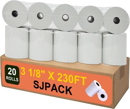20 Rolls Thermal Paper, POS Receipt Paper - Lot 3431