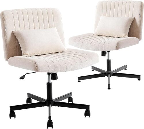Criss Cross Armless Home Office Chair - 1PC - Lot 3432