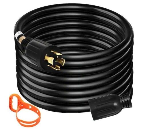 50 ft. Generator Extension Cord with Twist Lock Connectors 250-Volt 30 Amp  - Lot 133