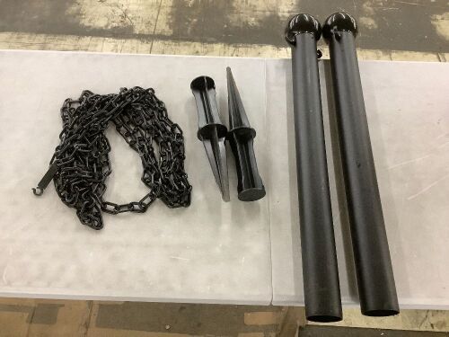 Ground Poles with Chain - Lot 257