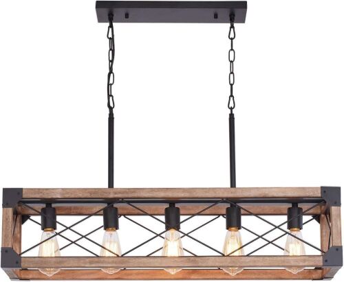 Farmhouse Kitchen Island Lighting, 5-Light  - Lot 327