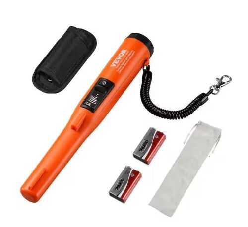 VEVOR Metal Detector Pinpointer 4.5 in. IP68 Fully Waterproof 3 Modes LCD Screen - Lot 350