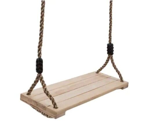 Wooden Flat Bench Specialty Swing for Kids Playset - Lot 357