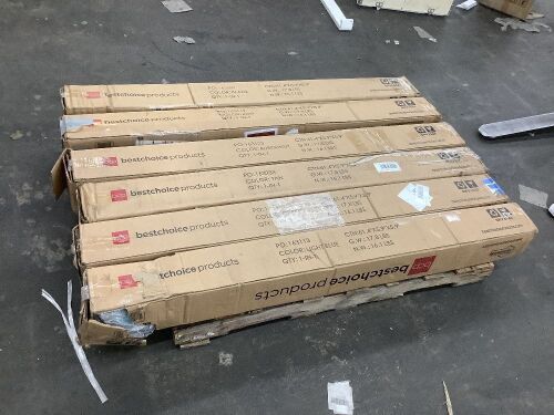 Lot of (6) 10' Solar LED Patio Umbrellas - Uninspected - Lot 370
