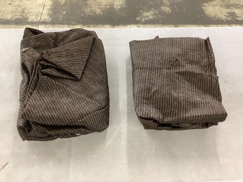 Brown Right Triangle Sun Shade Sail Screen Canopy, 17 ft. x 12 ft. x 12 ft. 190 GSM - Lot 441