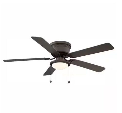 Hugger 56 in. LED Espresso Bronze Ceiling Fan - Lot 453