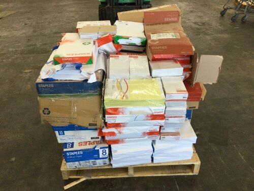 Pallet of Copy Paper, Notepads & Envelopes - Lot 462