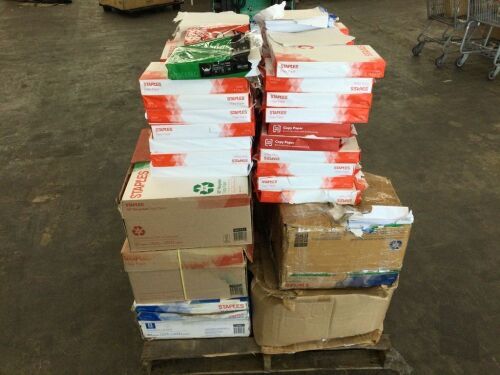 Pallet of Copy Paper, Various Sizes  - Lot 465