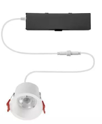 Lot of (5) Commercial Electric Trimless Integrated LED 3" Round Canless Recessed Light, White Soft White - Lot 558