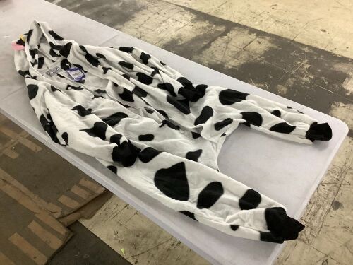 Funziez! Adult Cow Onesie, Small - Lot 648