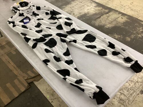 Funziez! Adult Cow Onesie, Small - Lot 650