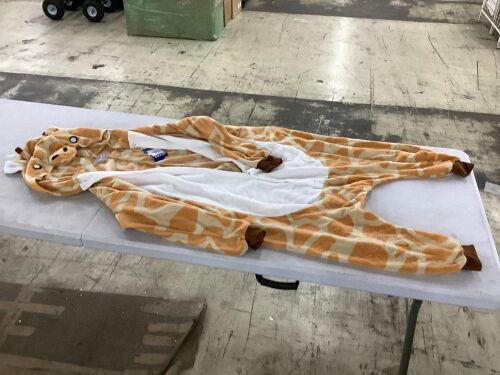 Funziez! Adult Giraffe Onesie, Medium - Lot 655