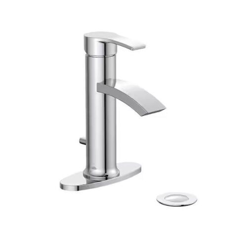 Garrick Single Hole Single Handle Bathroom Faucet in Polished Chrome  - Lot 758