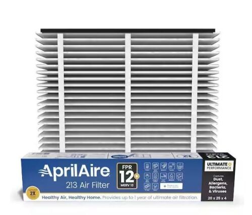 AprilAire 20 in. x 25 in. x 4 in. MERV 13 FPR 12 Pleated Filter For Air Cleaner Models 1210/1620/2210/2216/3210/4200 - Lot 854