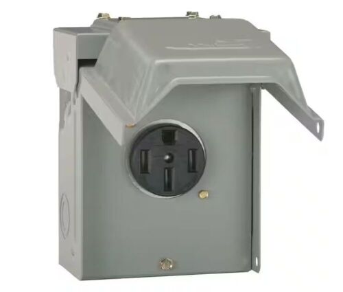 Midwest Electric Products 50 Amp Temporary RV Power Outlet - Lot 261