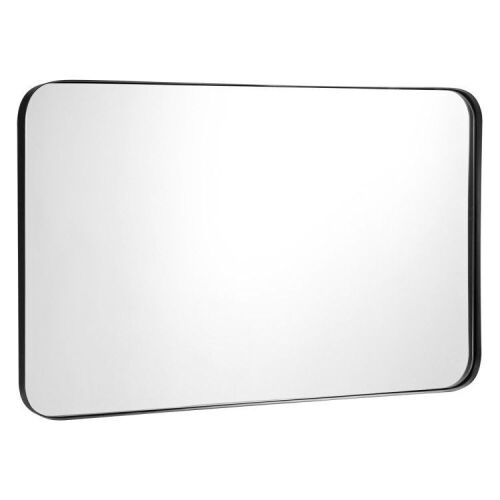 32 x 20 Inch Metal Frame Wall-Mounted Rectangle Mirror - Lot 726