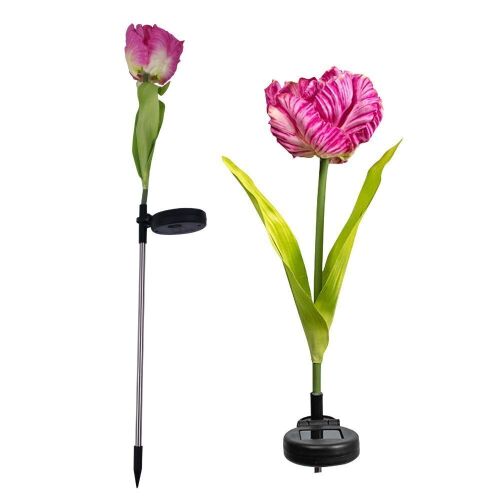 Lot of (3) Solar Flower Lights, 2 Pcs  - Lot 608
