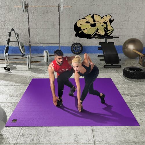 Gxmmat Large Exercise Mat 6'x8' - Cuts In Carry Bag - Lot 767