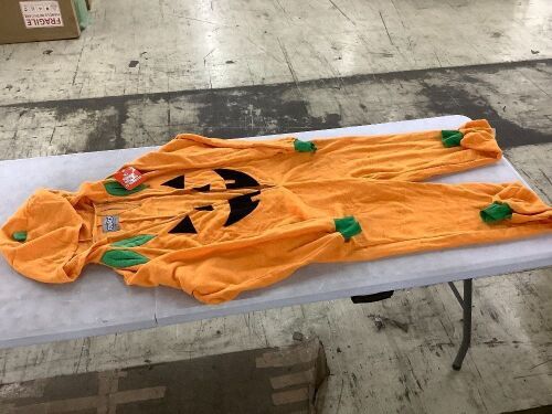 Funziez! Adult Pumpkin Onesie, X-Large  - Lot 802