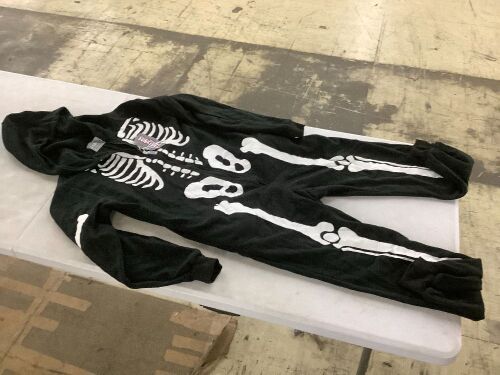 Funziez! Adult Skeleton Onesie, Medium - Lot 806