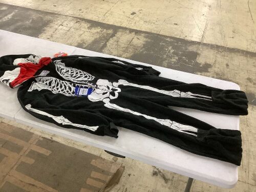Funziez! Adult Glow in the Dark Skeleton Onesie, X-Large - Lot 807